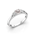 Festive Megan Morganiitti Timanttisormus 0,22 ct valkokulta