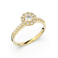 Festive Annabella timanttisormus 0,38 ct keltakulta
