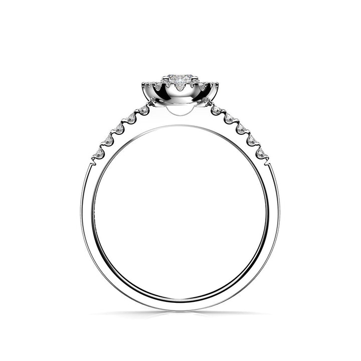 Festive Annabella timanttisormus 0,38 ct valkokulta