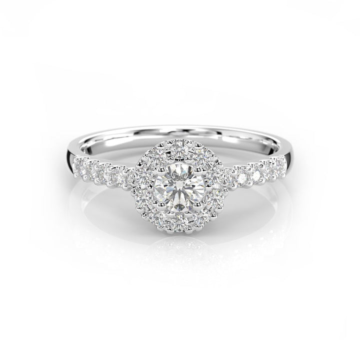 Festive Annabella timanttisormus 0,38 ct valkokulta