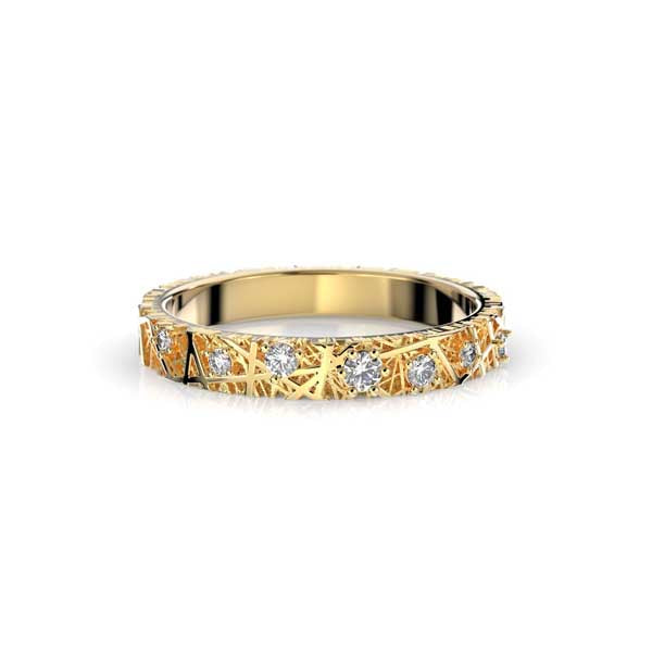 Festive Routa Timanttisormus 0,11 ct / 3,0 mm keltakulta