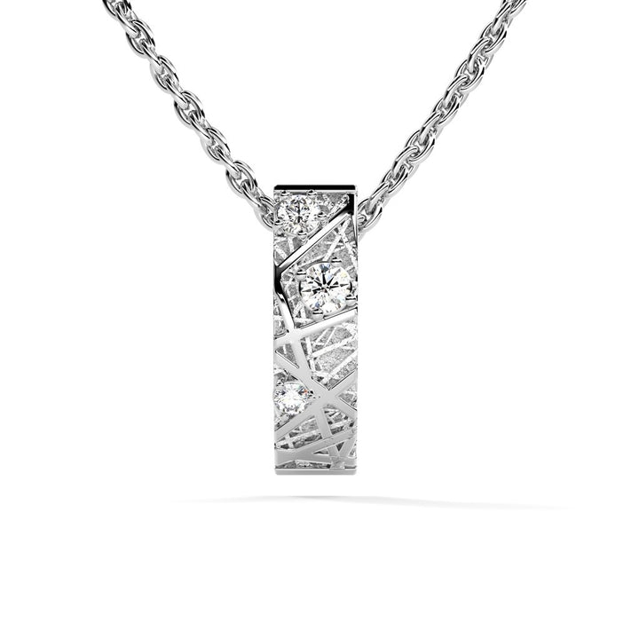 Festive Timanttiriipus Routa 3 mm 0,04 ct Valkokulta 14K