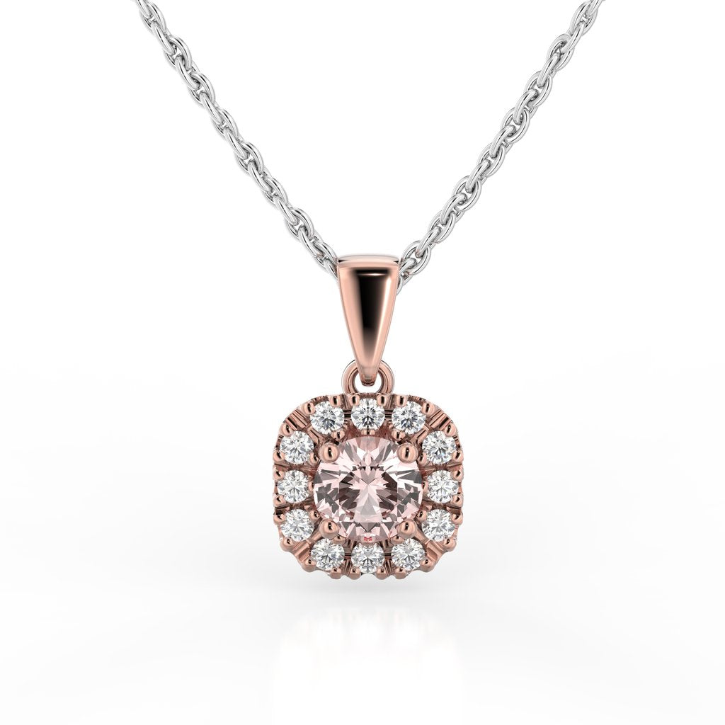 Festive Josefiina timanttiriipus 0,12 ct punakulta 14K
