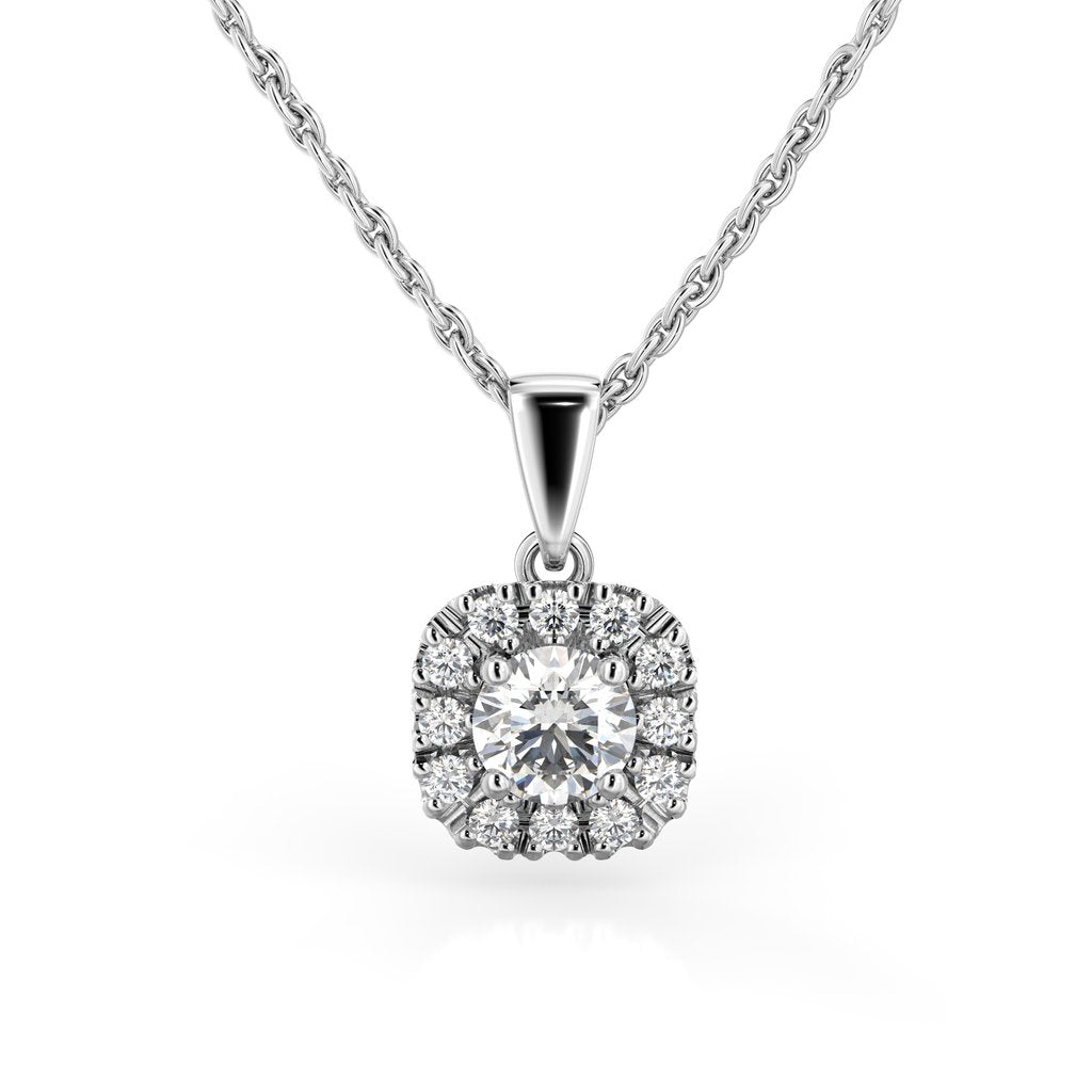 Festive Timanttiriipus Josefiina 0,42 ct Valkokulta 14K