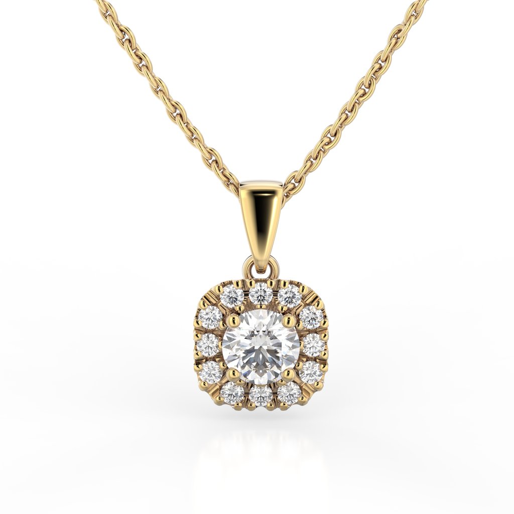 Festive Timanttiriipus Josefiina 0,42 ct Keltakulta 14K