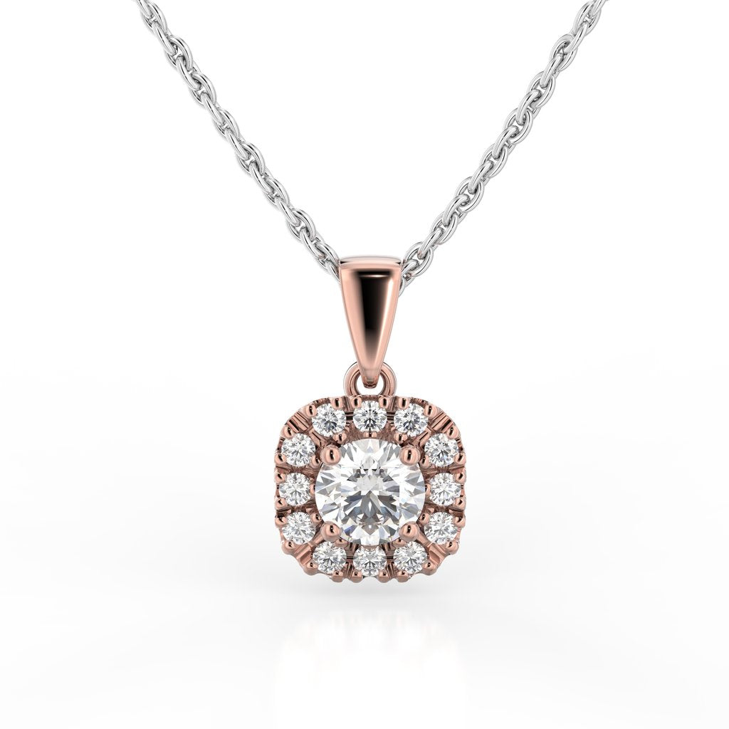 Festive Timanttiriipus Josefiina 0,42 ct Punakulta 14K