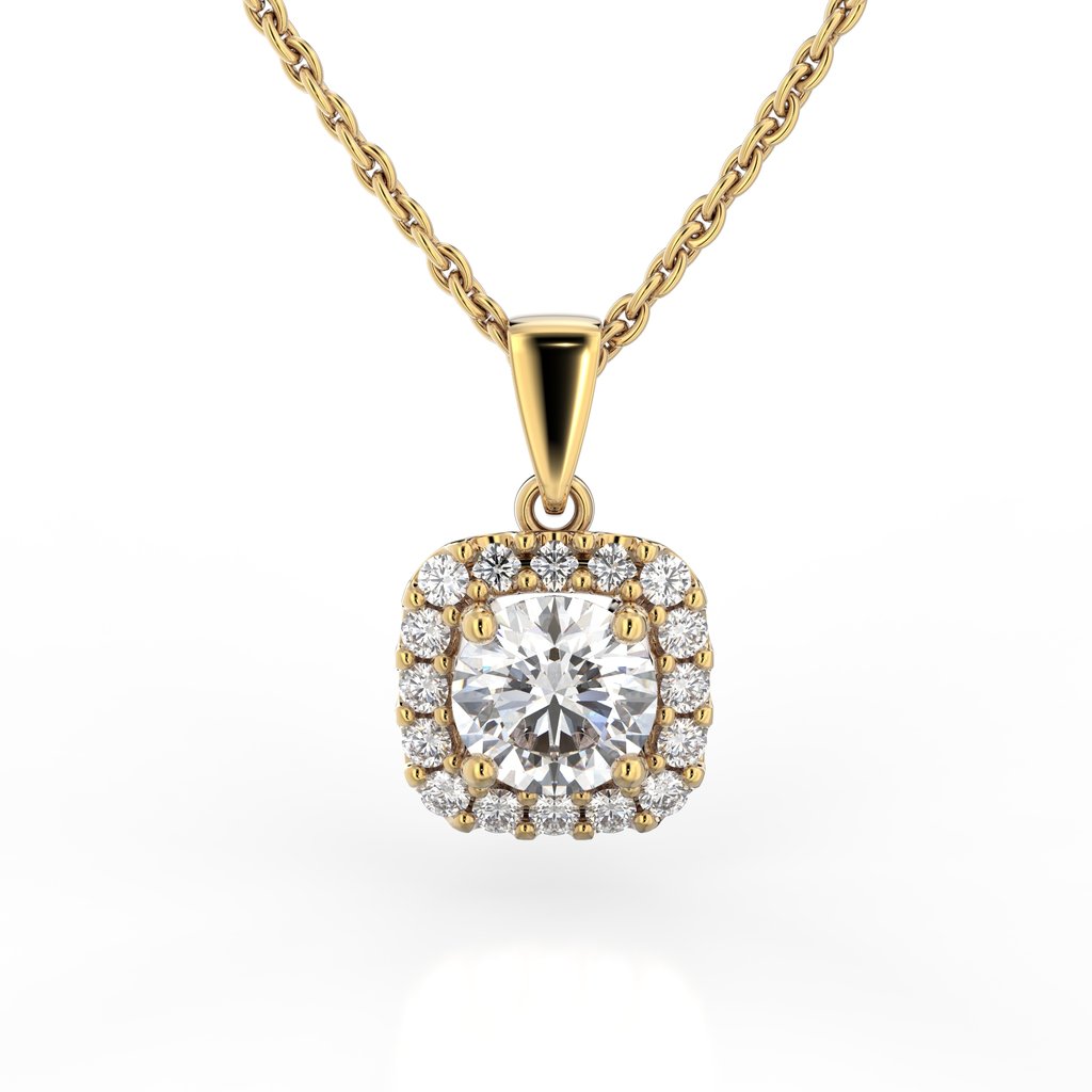 Festive Timanttiriipus Jemina 0,66 ct Keltakulta 14K