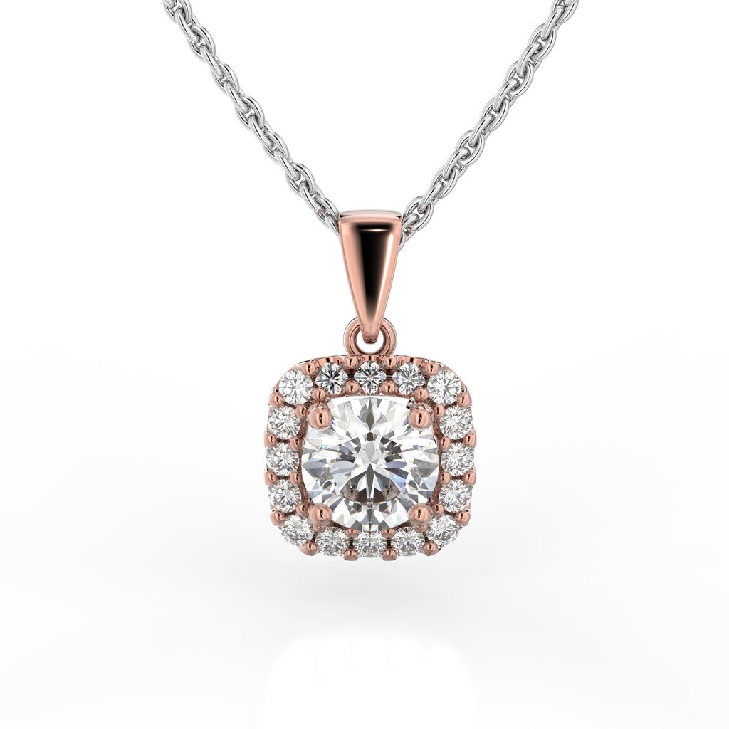 Festive Timanttiriipus Jemina 0,66 ct Punakulta 14K