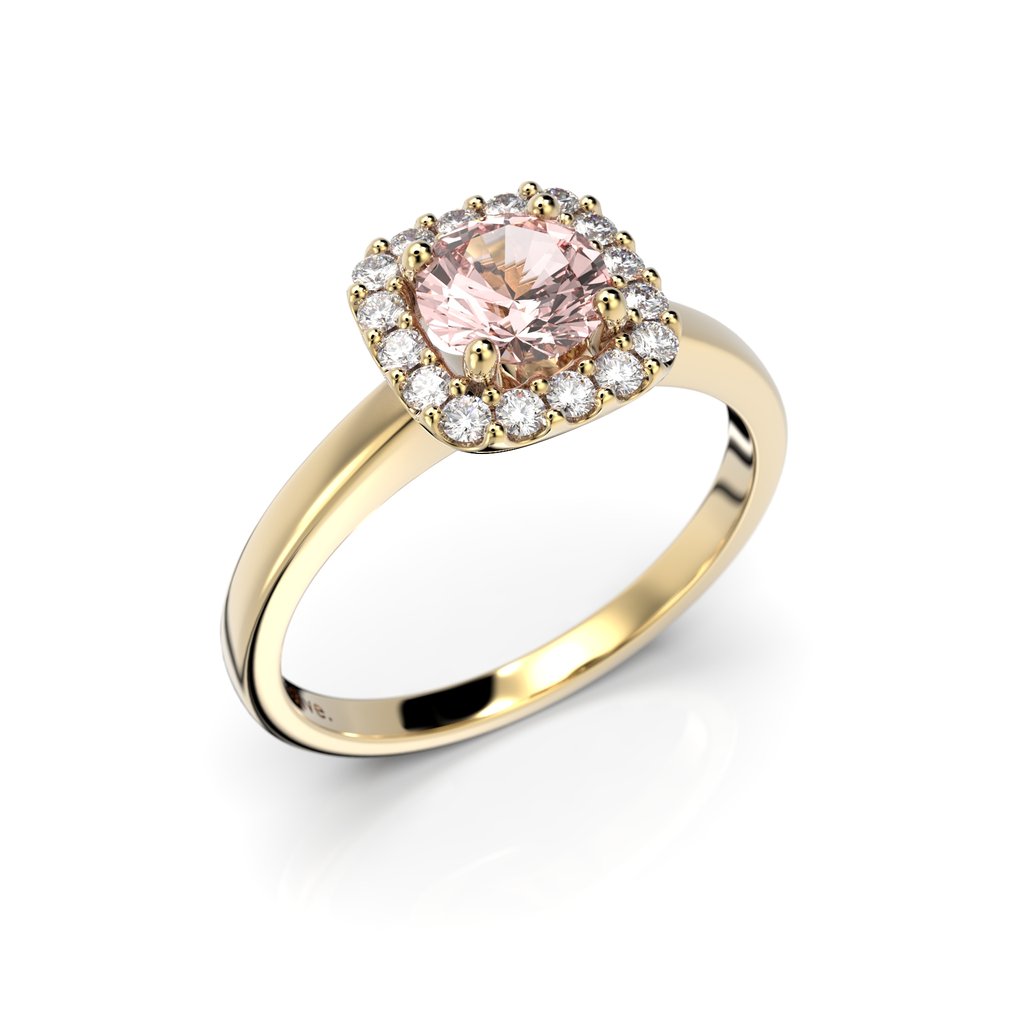 Festive Jemina Morganiitti 0,66 ct Keltakulta