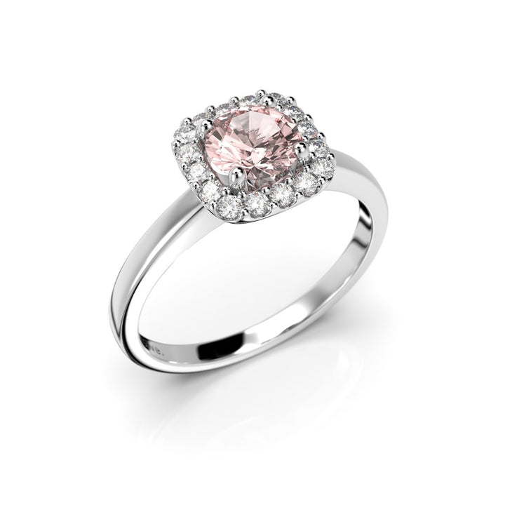 Festive Jemina Morganiitti 0,66 ct Valkokulta