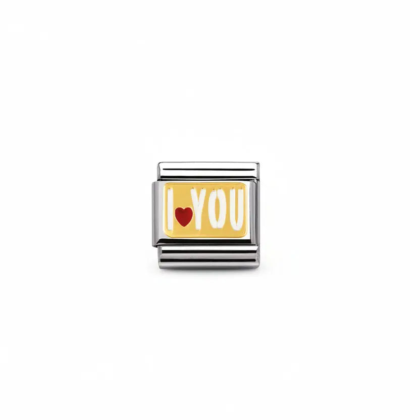 Nomination-pala Classic Gold I Love You 030261/27 Nomination