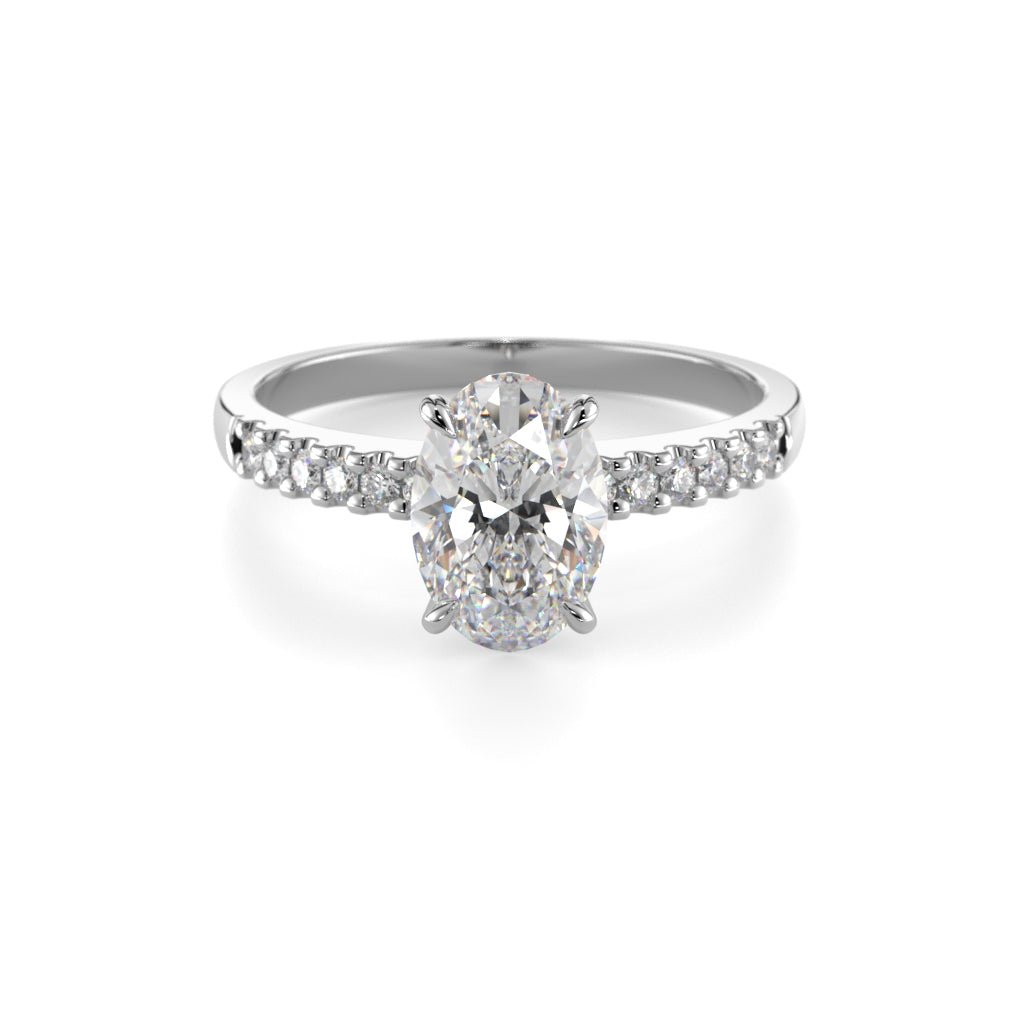 Festive Selena Side 1,12 ct timanttisormus valkokulta