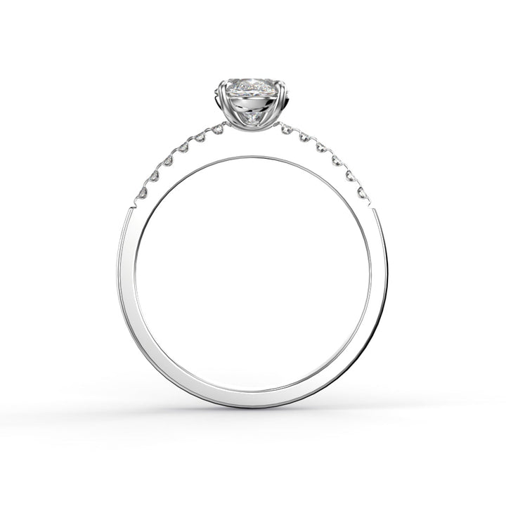 Festive Selena Side 1,12 ct timanttisormus valkokulta