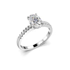 Festive Selena Side 1,12 ct timanttisormus valkokulta