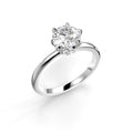 Festive Heidi Hidden Halo 1,10 ct timanttisormus valkokulta