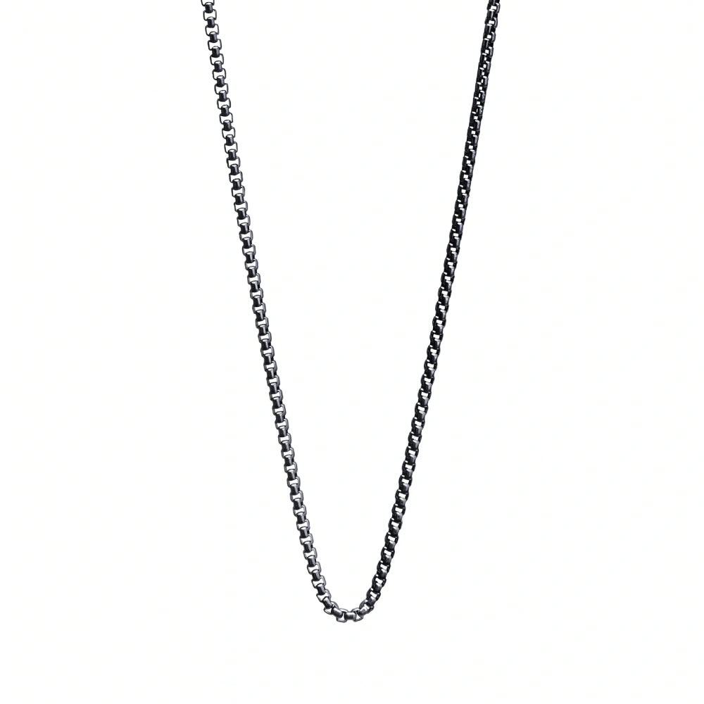 Hopeinen tummennettu venetsiaketju 1,5 mm 916350960 Saurum