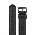 Aarni Elk Leather Strap 20 mm Black
