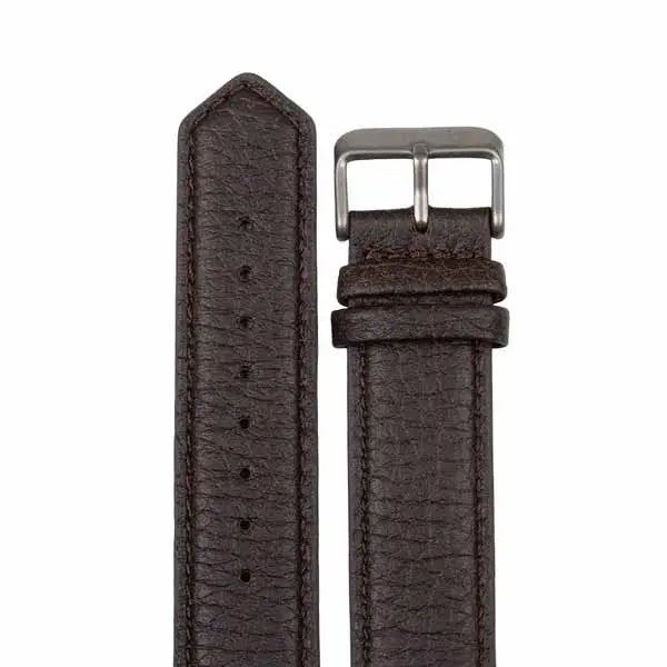 Aarni Hirvennahkainen ranneke 20 mm tummanruskea