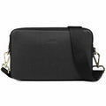 Aarni large shoulder bag moose leather black/gold