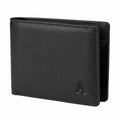 Aarni Moose Leather Wallet with Coin Pocket, Black