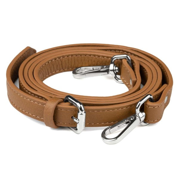 Aarni olkahihna hirvennahka konjakki/hopea