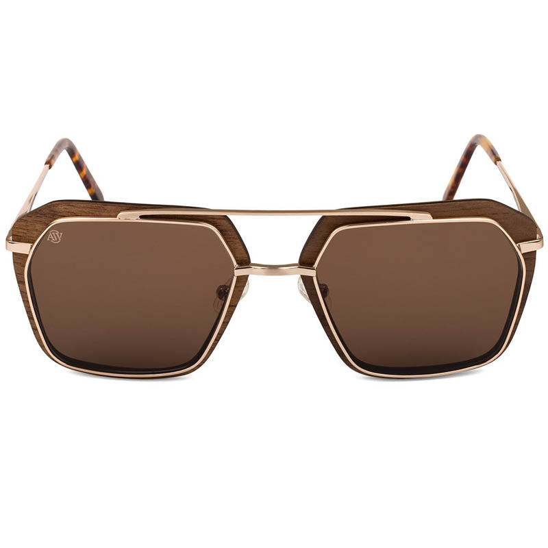 Aarni Vice Pähkinäpuu Aurinkolasit