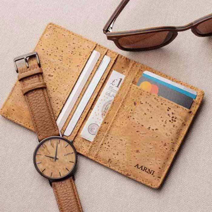 Aarni korkkinen lompakko