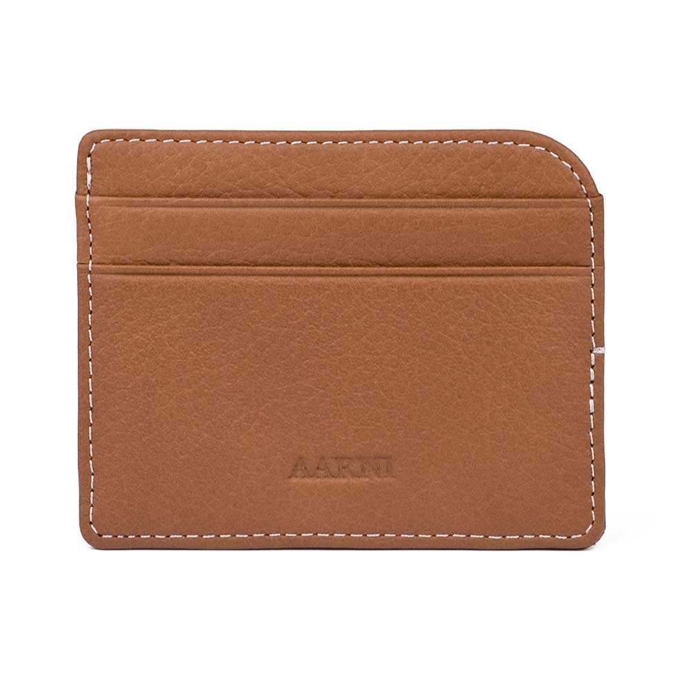 Aarni korttikotelo hirvennahka konjakki