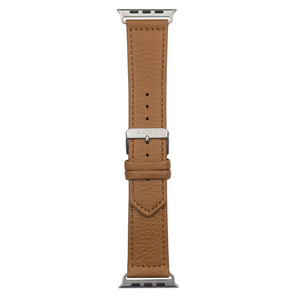 Aarni Hirvennahkainen Apple watch ranneke konjakki Aarni
