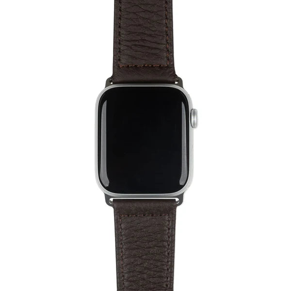 Aarni Hirvennahkainen Apple watch ranneke tummanruskea Aarni