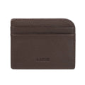 Aarni Elk Leather Card Holder Dark Brown