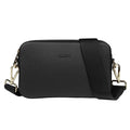Aarni shoulder bag elk leather black/gold