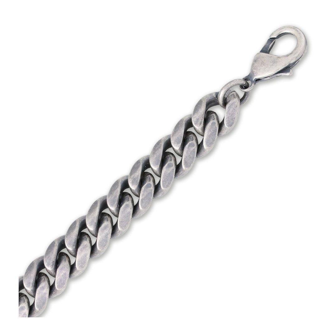 Miesten teräsrannekoru antiikinharmaa 10 mm SSB-8405AN