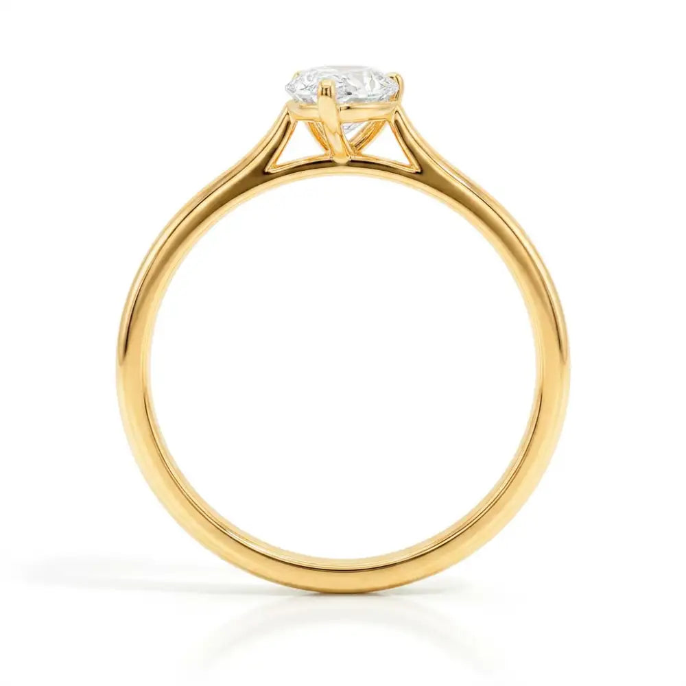 Beat of Love Sirena laboratoriotimanttisormus 0,50 ct keltakulta Beat Of Love