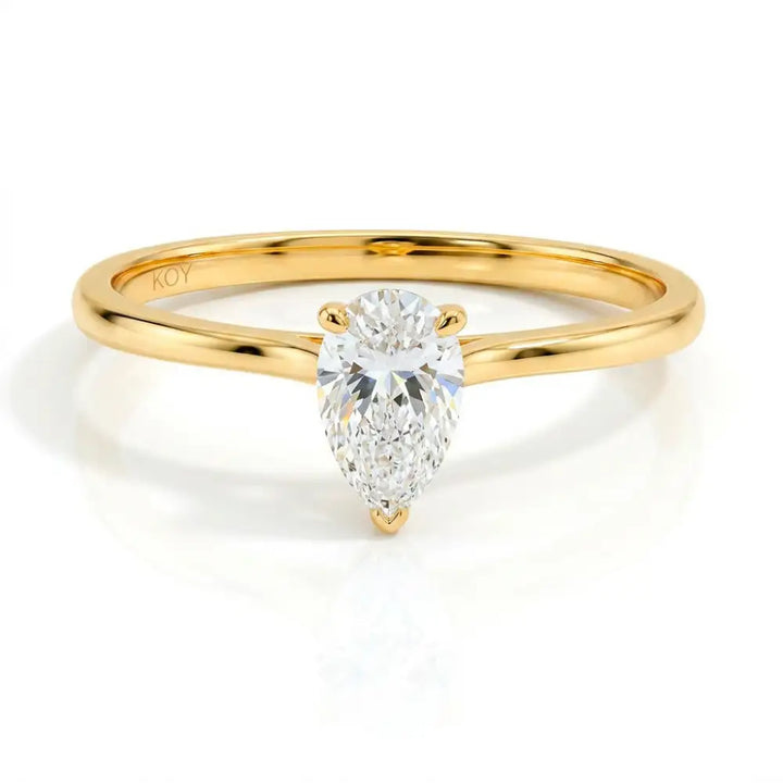 Beat of Love Sirena laboratoriotimanttisormus 0,50 ct keltakulta Beat Of Love