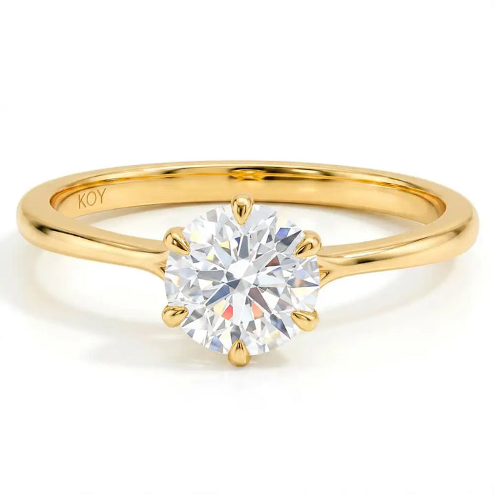 Beat of Love Cressida laboratoriotimanttisormus 1,00 ct keltakulta Beat Of Love