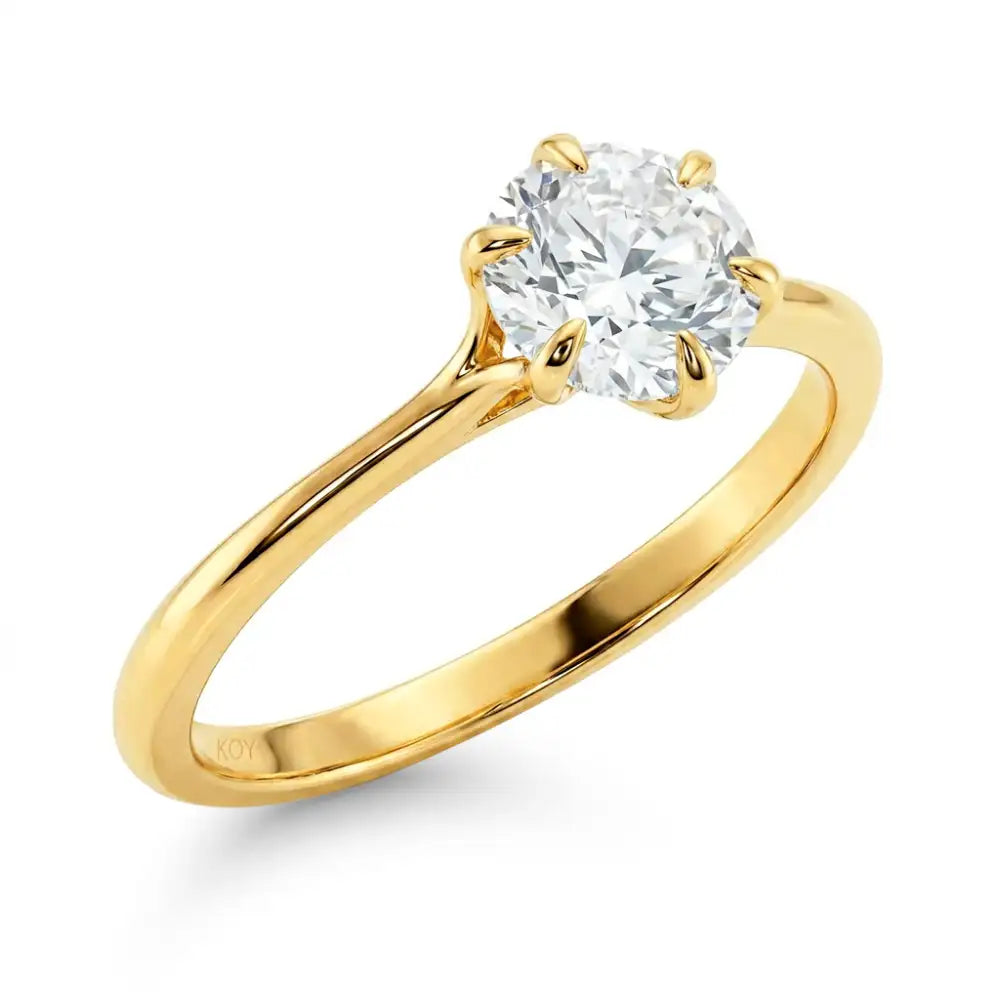 Beat of Love Cressida laboratoriotimanttisormus 1,00 ct keltakulta Beat Of Love