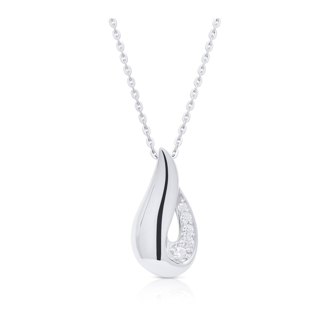 Beat of Love Kyynel Zirkoniat Hopeariipus BOL-N2469Z/40-45cm