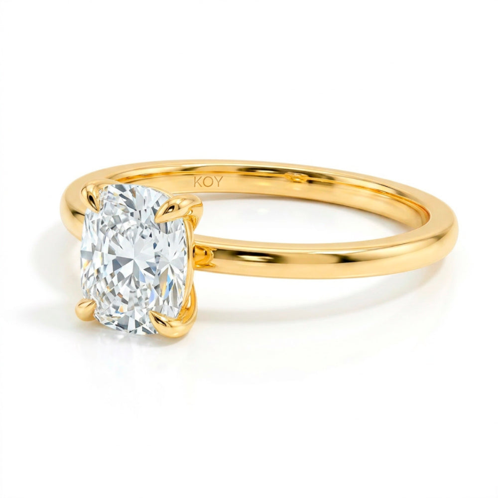 Beat of Love Alexandra laboratoriotimanttisormus 1,00 ct keltakulta Beat Of Love