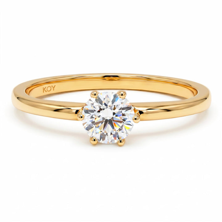 Beat of Love Andromeda laboratoriotimanttisormus 0,50 ct keltakulta Beat Of Love
