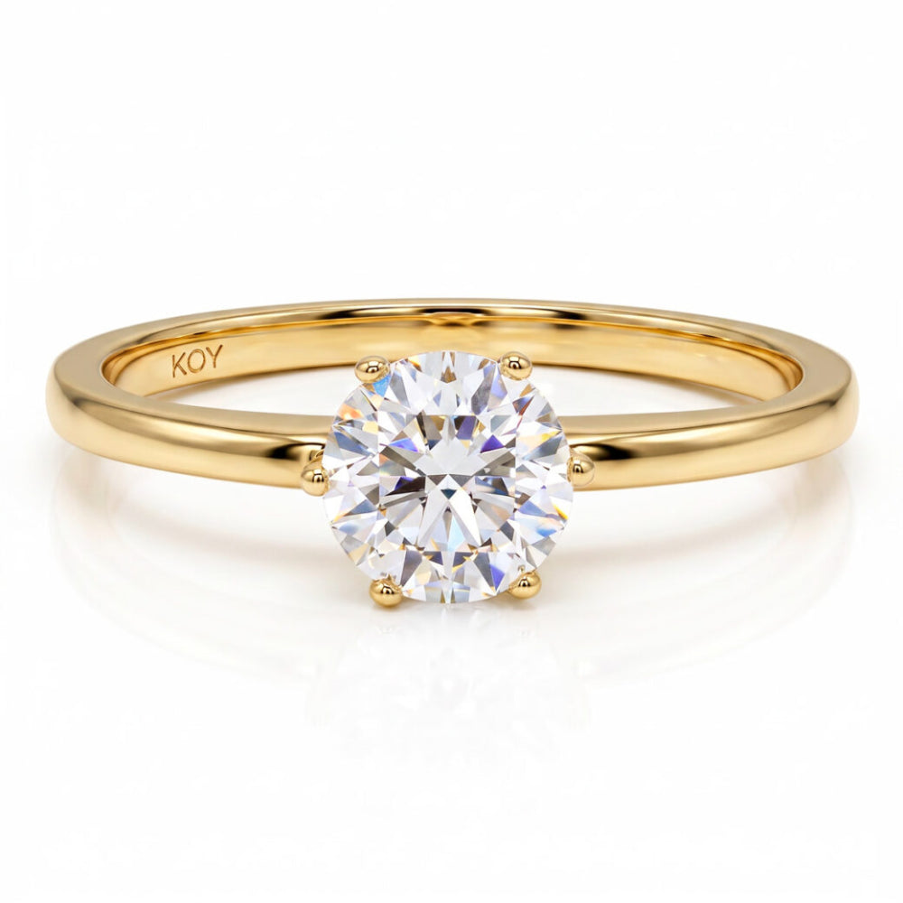 Beat of Love Andromeda laboratoriotimanttisormus 0,75 ct keltakulta Beat Of Love