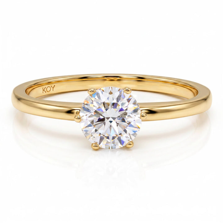 Beat of Love Andromeda laboratoriotimanttisormus 0,75 ct keltakulta Beat Of Love