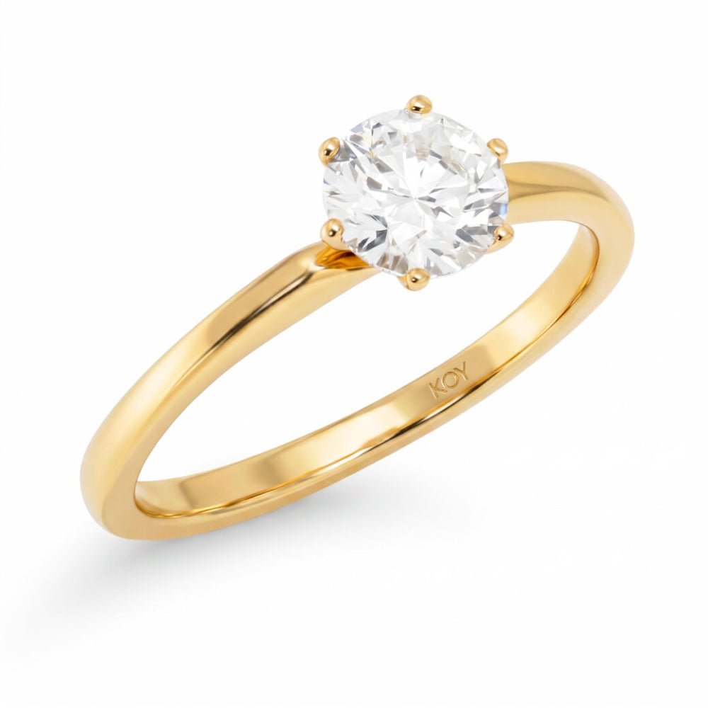 Beat of Love Andromeda laboratoriotimanttisormus 0,75 ct keltakulta Beat Of Love