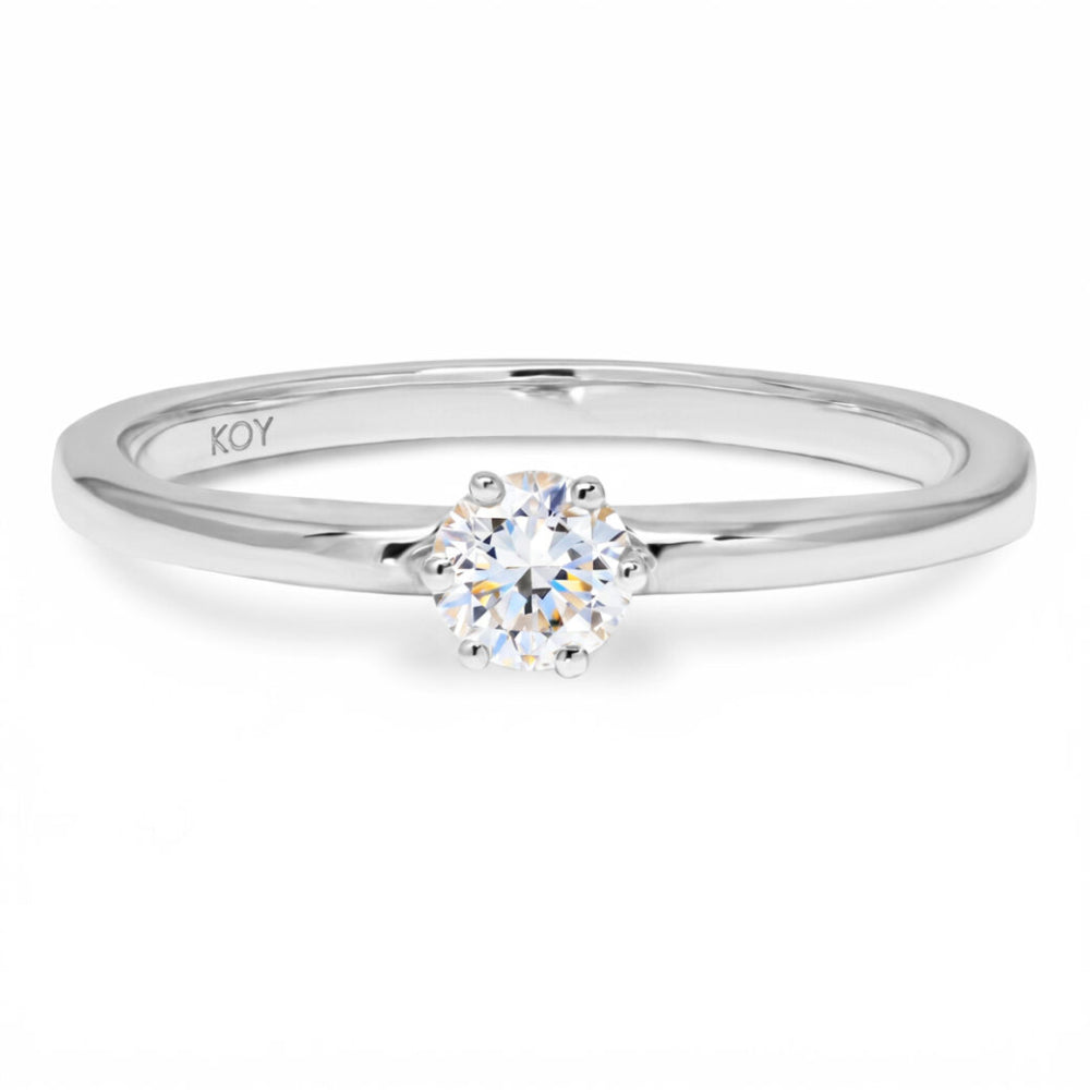 Beat of Love Andromeda laboratoriotimanttisormus 0,25 ct valkokulta Beat Of Love