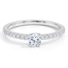 Beat of Love Anthea laboratoriotimanttisormus 0,40 ct valkokulta