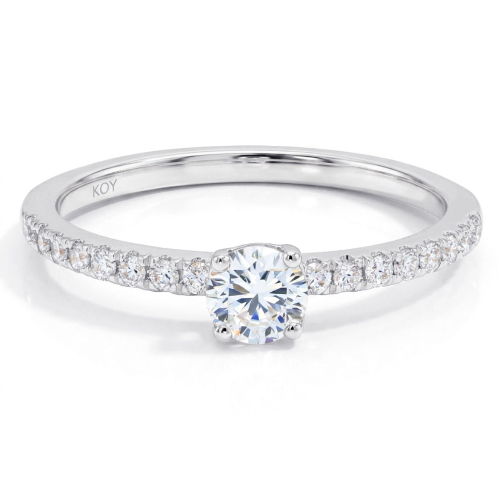 Beat of Love Anthea laboratoriotimanttisormus 0,40 ct valkokulta Beat Of Love