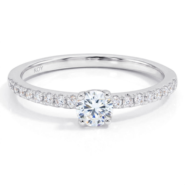 Beat of Love Anthea laboratoriotimanttisormus 0,40 ct valkokulta Beat Of Love