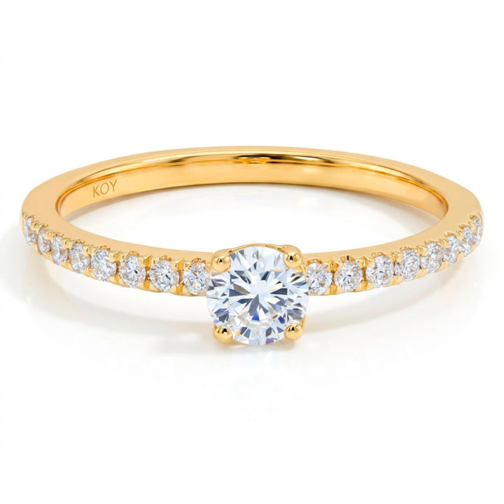 Beat of Love Anthea laboratoriotimanttisormus 0,40 ct keltakulta Beat Of Love