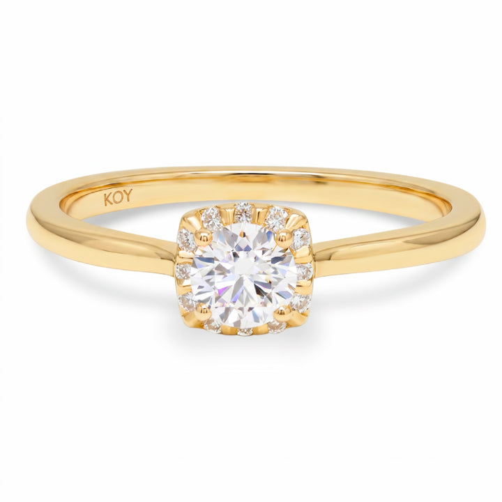 Beat of Love Asteria laboratoriotimanttisormus 0,40 ct keltakulta Beat Of Love