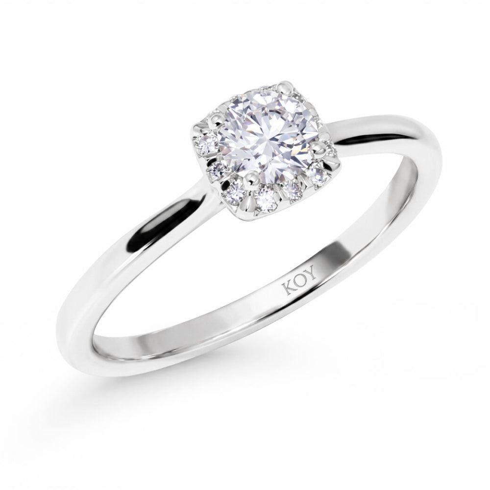 Beat of Love Asteria laboratoriotimanttisormus 0,40 ct valkokulta Beat Of Love